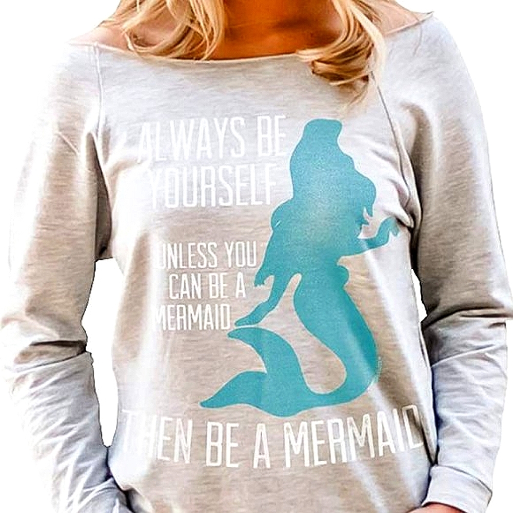 Off Shoulder French Terry Cotton Top | Pullover | Mermaid Top | Raglan Top